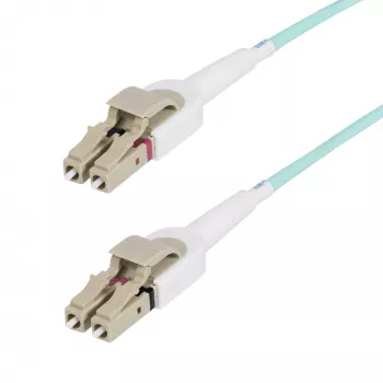 StarTech.com 5m (16.4ft) LC į LC (UPC) OM4 perjungiamas šviesolaidinis kabelis 50/125µm, 100G, poliškumo keitimas be įrankių, maži įterpimo nuostoliai – LSZH šviesolaidinis džemperinis laidas