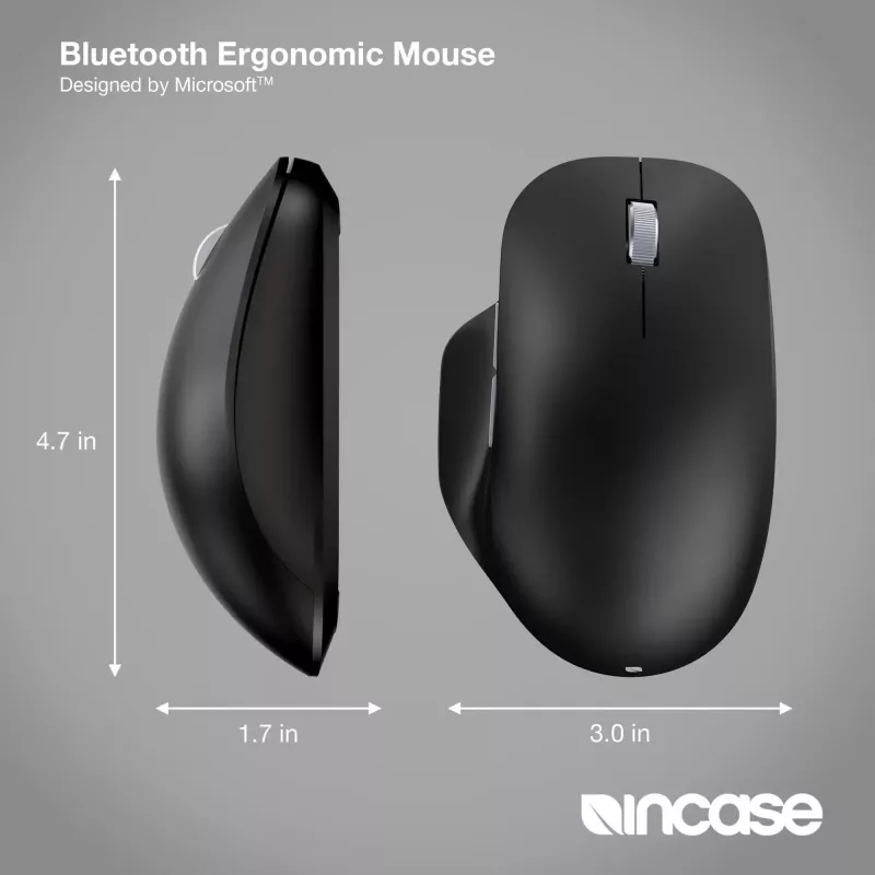 Incase Designed by Microsoft Bluetooth ergonominė pelė universali dešiniarankiams