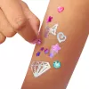 Cool Maker, Shimmer Me kūno menas su voleliu, brangakmeniais ir 3 folijomis, 135 metaliniai laikini tatuiruočių dizainai, menų ir amatų žaislai mergaitėms nuo 7 metų
