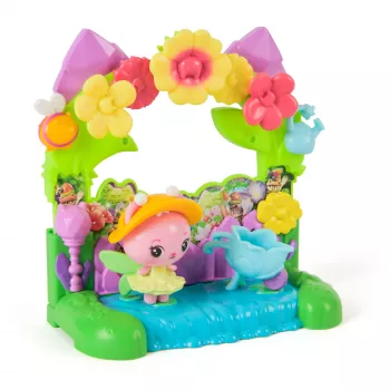 Gabby's Dollhouse: Filmas, Karalienės Kitty Fairy sodo balkonas, su žaisline figūrėle ir lėlių namelio priedais, vaikiški žaislai mergaitėms ir berniukams nuo 3 metų