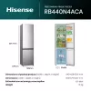 Hisense RB440N4ACA Laisvai pastatomas 336 L Nerūdijantis plienas