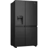 Hisense RS818N4TFC šaldytuvas-šaldiklis side-by-side Laisvai pastatomas 632 L Juoda, Nerūdijantis plienas
