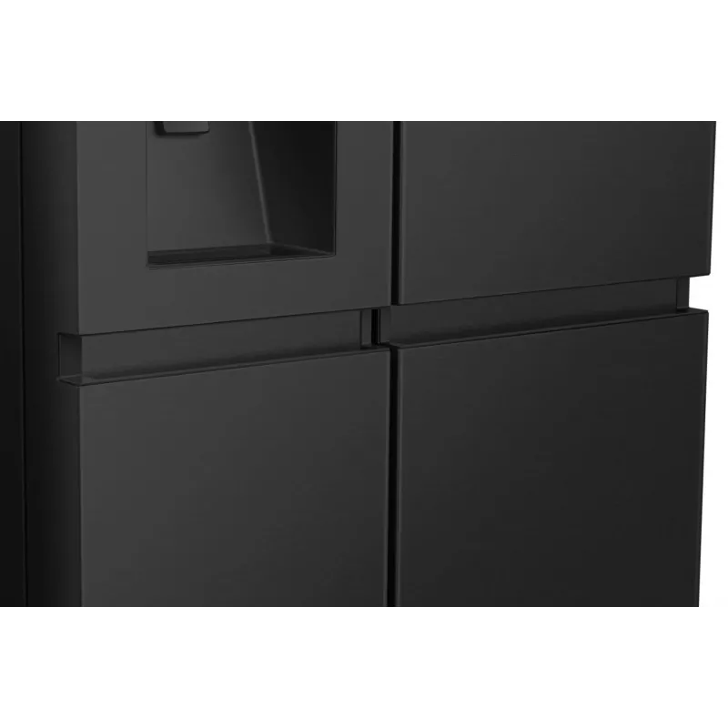 Hisense RS818N4TFC šaldytuvas-šaldiklis side-by-side Laisvai pastatomas 632 L Juoda, Nerūdijantis plienas