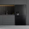 Hisense RS818N4TFC šaldytuvas-šaldiklis side-by-side Laisvai pastatomas 632 L Juoda, Nerūdijantis plienas