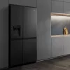 Hisense RS818N4TFC šaldytuvas-šaldiklis side-by-side Laisvai pastatomas 632 L Juoda, Nerūdijantis plienas