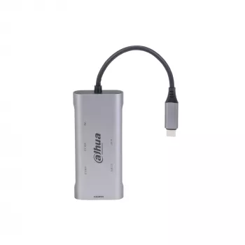 Dahua Technology 7 viename USB 3.1 Type-C į USB 3.0 + HDMI + SD/TF + PD prijungimo stotelė