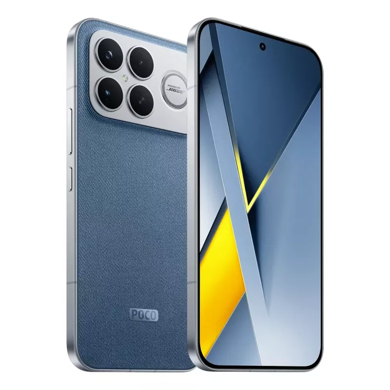 Išmanusis telefonas POCO F8 Ultra – Snapdragon 8 Elite Gen 5, 12 GB RAM, 256 GB, 6,9 col. 2608×1200, Dual SIM, 5G, 50 MP triguba kamera, 6500 mAh, Mėlynas