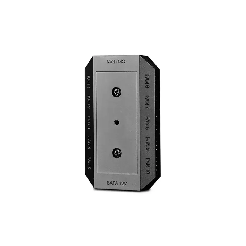 Ventiliatoriaus valdiklis DeepCool FH-10, 4 kontaktų ventiliatoriaus jungtis, juodas, 80×46×15 mm