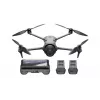 DJI Mavic 4 Pro kvadrokopteris — 100 MP kamera, 12288×8192 px, 6654 mAh baterija, 41000 m nuotolis, 27 m/s, 1,063 kg, pilka