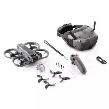 Dronas DJI Avata 2 Fly Smart Combo (viena baterija) — kompaktiškas FPV stiliaus drono rinkinys su viena baterija