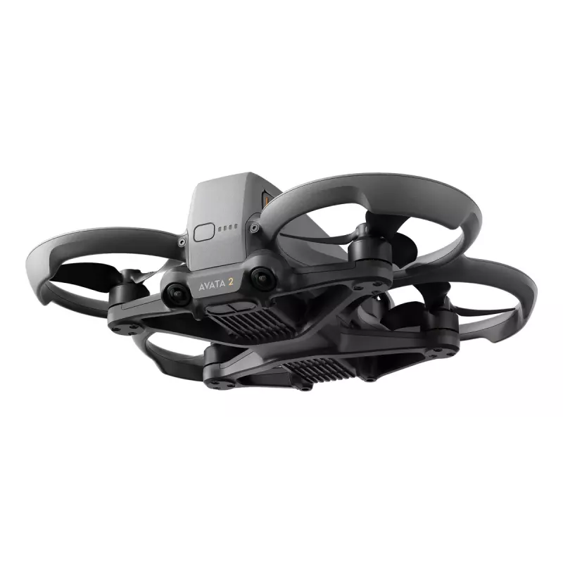 Dronas DJI Avata 2 Fly Smart Combo — 4 rotorių kvadrokopteris, 48 MP kamera, 3840×2160 vaizdo įrašas, 2150 mAh baterija, Wi‑Fi ir Bluetooth
