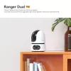 IP apsaugos kamera IMOU Ranger Dual Pro 6MP — Vidaus, stalinė, 2304×1296, 3,6 mm, 8× skaitmeninis priartinimas, 91°×47° matymo kampai