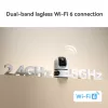 IP apsaugos kamera IMOU Ranger Dual Pro 6MP — Vidaus, stalinė, 2304×1296, 3,6 mm, 8× skaitmeninis priartinimas, 91°×47° matymo kampai