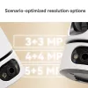 IP apsaugos kamera IMOU Ranger Dual Pro 6MP — Vidaus, stalinė, 2304×1296, 3,6 mm, 8× skaitmeninis priartinimas, 91°×47° matymo kampai