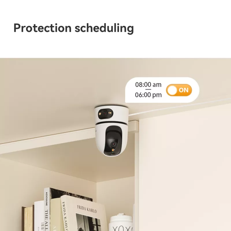 IP apsaugos kamera IMOU Ranger Dual Pro 6MP — Vidaus, stalinė, 2304×1296, 3,6 mm, 8× skaitmeninis priartinimas, 91°×47° matymo kampai
