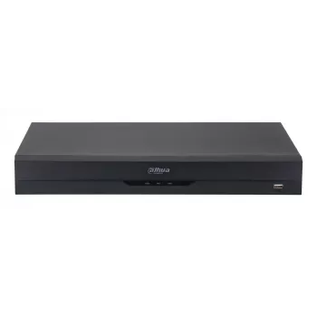 Dahua 32 kanalų Penta-brid 5MP/1080P 1U DVR XVR5232AN-I3/T, 2×SATA, WizSense, juoda