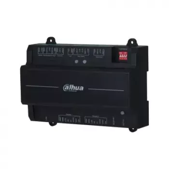Apsaugos durų valdiklis Dahua DHI-ASC2202B-S — 2 durų atviras valdiklis, 12 V, 24 W, RJ-45/RS-485