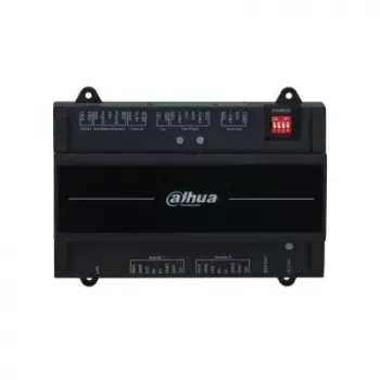 Apsaugos durų valdiklis Dahua DHI-ASC2202B-S — 2 durų atviras valdiklis, 12 V, 24 W, RJ-45/RS-485