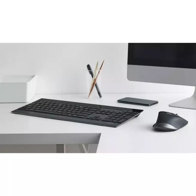 Klaviatūra ir pelė Rapoo 9900m Office QWERTZ juoda