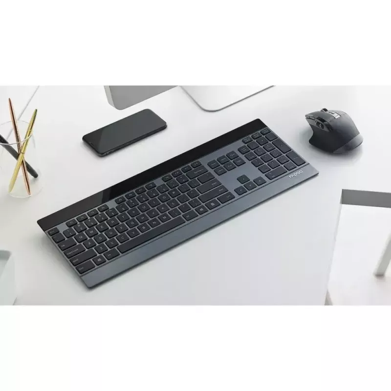 Klaviatūra ir pelė Rapoo 9900m Office QWERTZ juoda