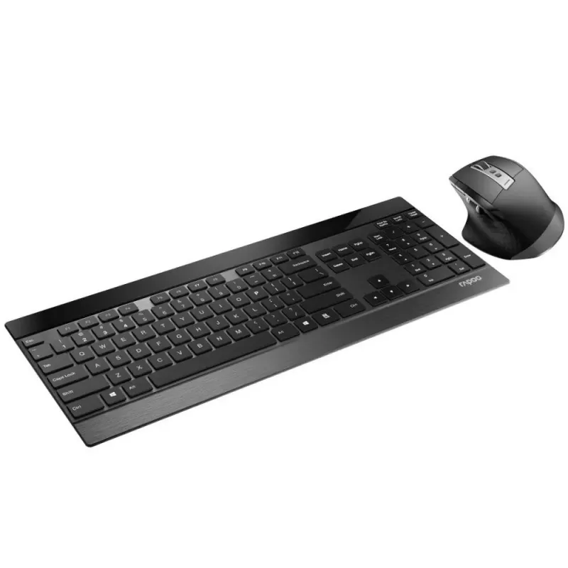 Klaviatūra ir pelė Rapoo 9900m Office QWERTZ juoda