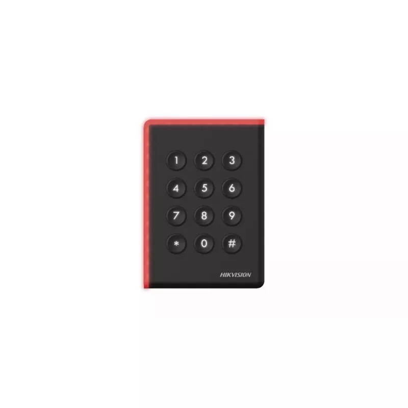 Prieigos kontrolės skaitytuvas Hikvision DS-K1108AEK juodas DC 12V 123x88x21mm