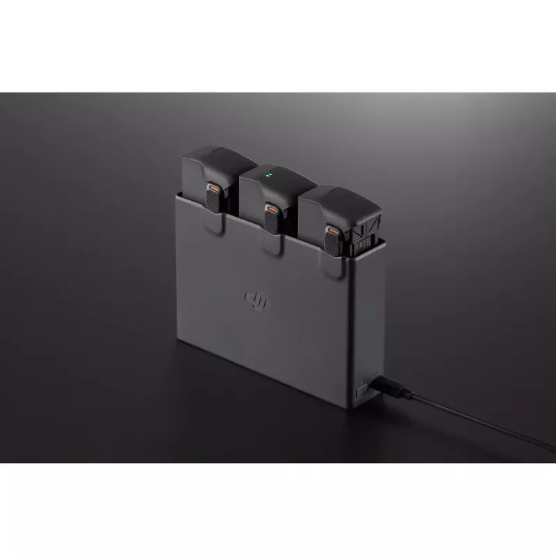 DJI Avata 2 baterijos įkroviklis USB 5-20V 3A juodas
