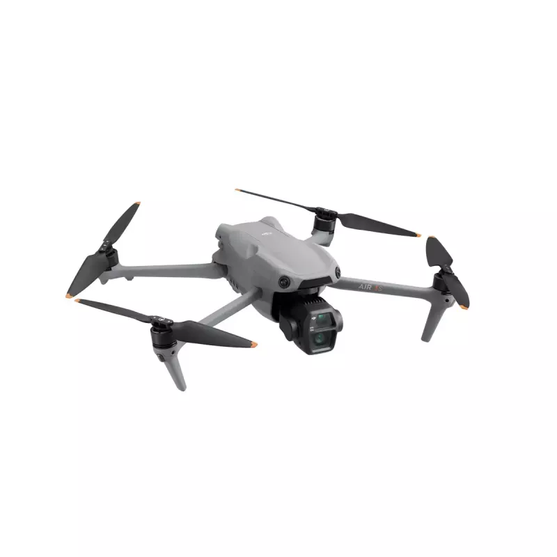 Drono kvadrokopteris DJI Air 3s Fly More Combo — 50 MP kamera, 4K 3840×2160, 27 m/s, 32 000 m nuotolis, 4276 mAh baterija, pilkas