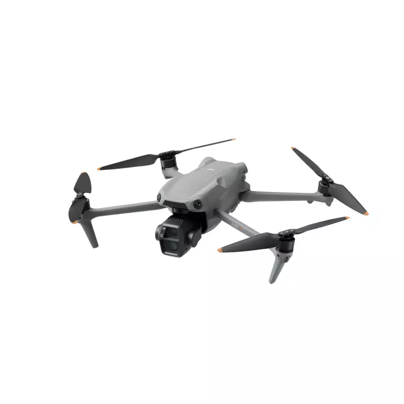 Drono kvadrokopteris DJI Air 3s Fly More Combo — 50 MP kamera, 4K 3840×2160, 27 m/s, 32 000 m nuotolis, 4276 mAh baterija, pilkas