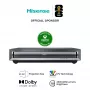 Hisense PX3 projekcinis televizorius Ultra trumpo nuotolio projektorius 2800 ANSI liumenų UHD 4K (3840x2160) Juoda, Tamsiai pilka