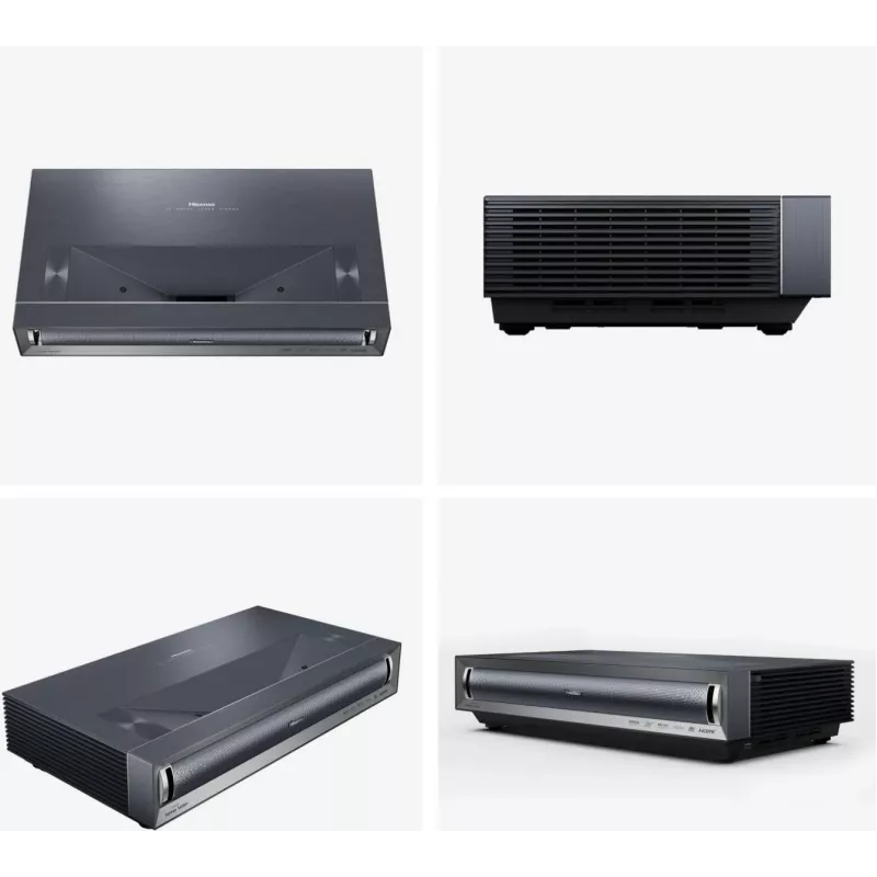 Hisense PX3 projekcinis televizorius Ultra trumpo nuotolio projektorius 2800 ANSI liumenų UHD 4K (3840x2160) Juoda, Tamsiai pilka