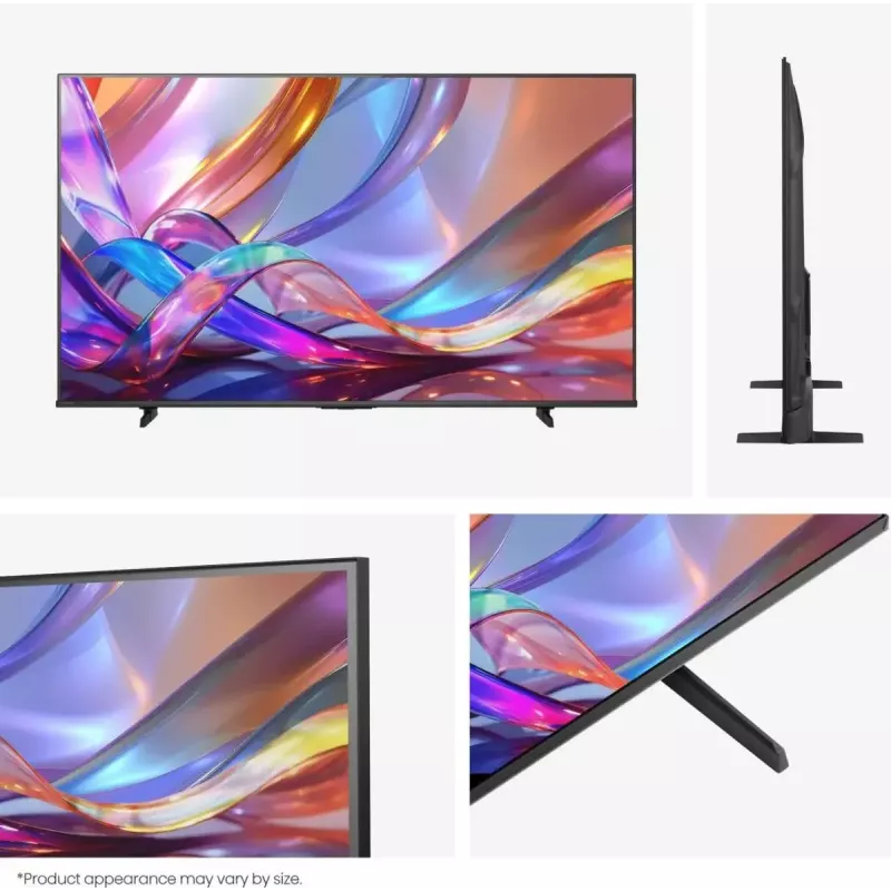 TV Hisense 50Q7S 50 colių (127 cm) QLED 4K Ultra HD išmanusis televizorius, Direct-LED, HomeOS, Wi‑Fi, juodas