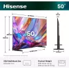 TV Hisense 50Q7S 50 colių (127 cm) QLED 4K Ultra HD išmanusis televizorius, Direct-LED, HomeOS, Wi‑Fi, juodas