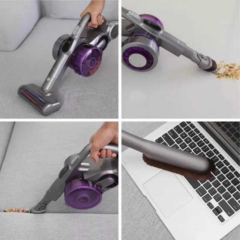 Stick vacuum Jimmy JV85 Pro 2-in-1 belaidis, 600 W variklis, 25000 Pa siurbimas, HEPA filtracija, beciklis