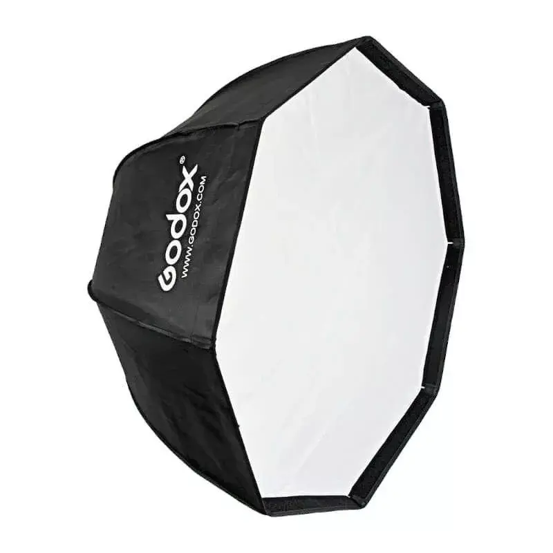 Softbox Godox SB-GUE120 juodas 120 cm nailonas su difuzoriais ir tinkleliu