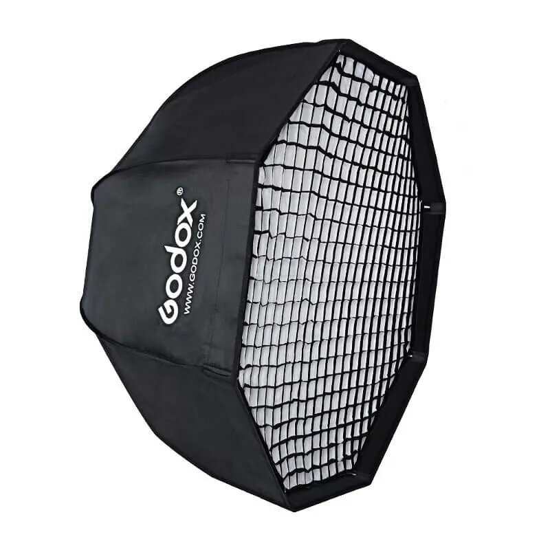 Softbox Godox SB-GUE120 juodas 120 cm nailonas su difuzoriais ir tinkleliu