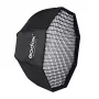 Softbox Godox SB-GUE120 juodas 120 cm nailonas su difuzoriais ir tinkleliu