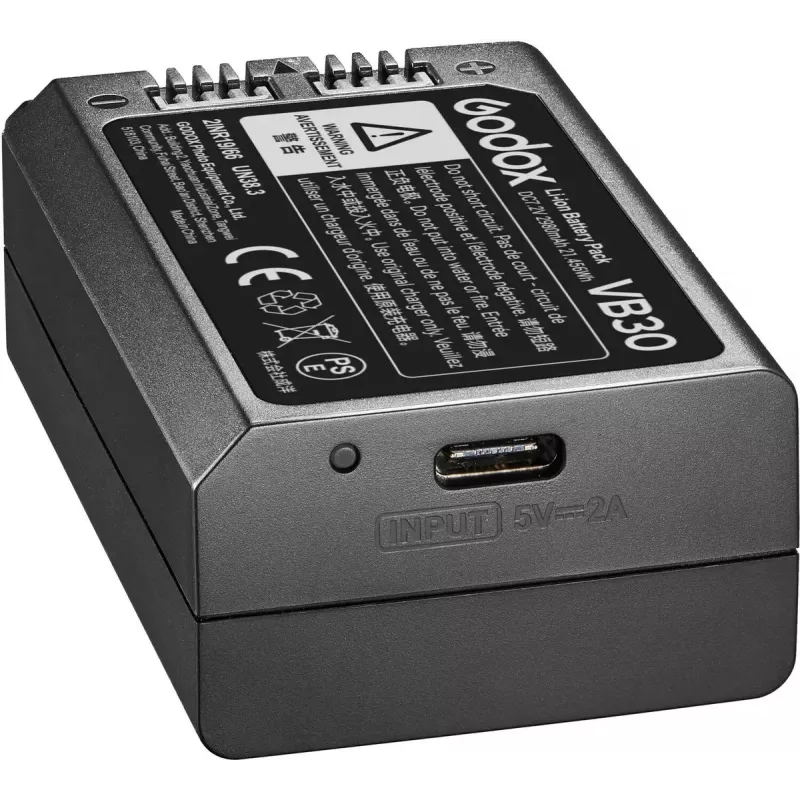 Fotoaparato blykstė Godox V1Pro Juoda 1,5 s įkrovimo trukmė