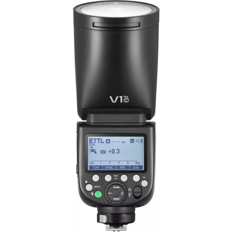 Fotoaparato blykstė Godox V1Pro Juoda 1,5 s įkrovimo trukmė