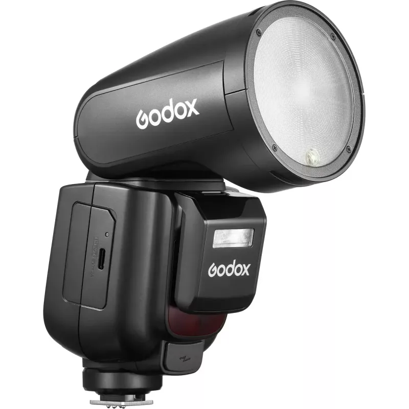 Fotoaparato blykstė Godox V1Pro Juoda 1,5 s įkrovimo trukmė