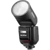 Camcorder blykstė Godox V1Pro 1.5s įkrovimo laikas Maitinamas baterijomis Sony suderinama