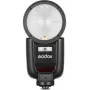 Camcorder blykstė Godox V1Pro 1.5s įkrovimo laikas Maitinamas baterijomis Sony suderinama