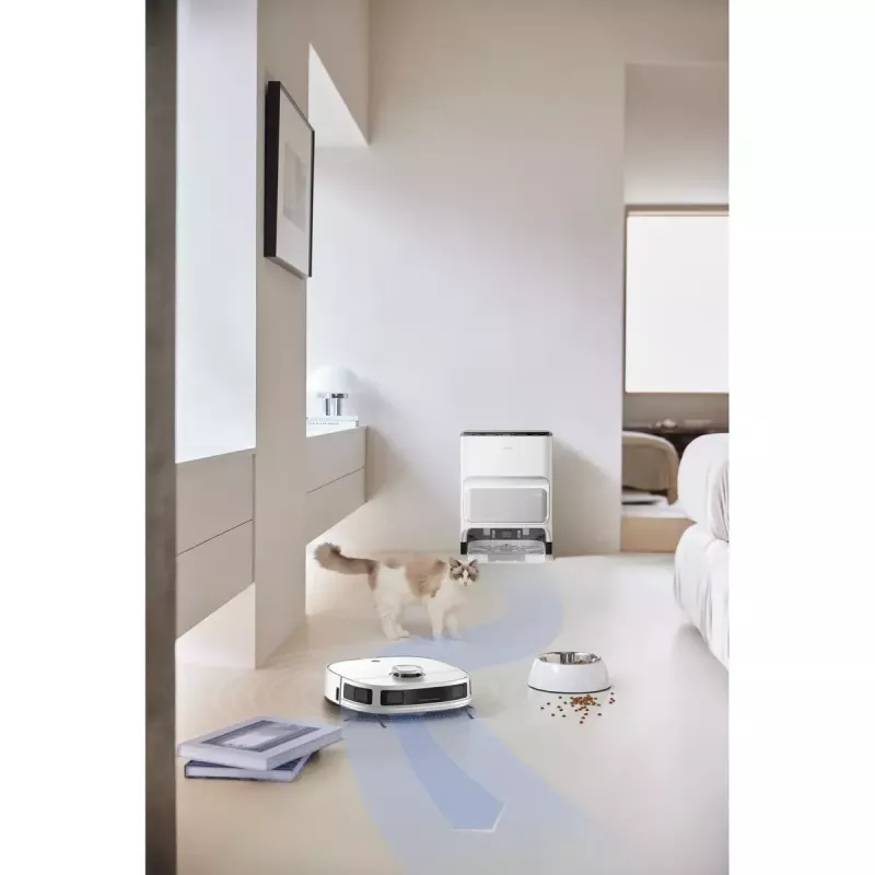 Robotų dulkių siurblys Midea V12 Wet&Dry 5200 mAh 3L 5000 Pa Baltas