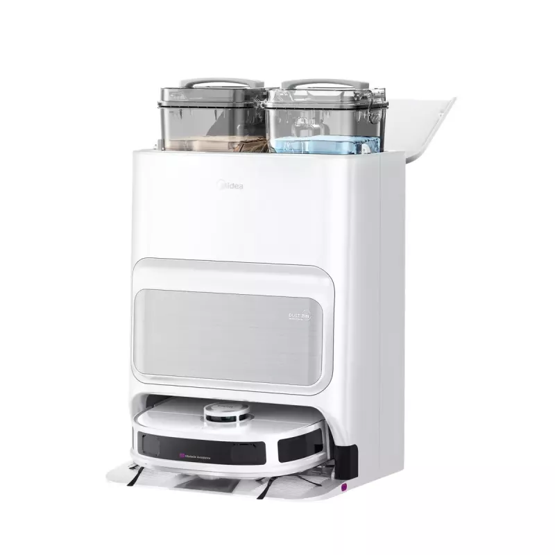 Robotų dulkių siurblys Midea V12 Wet&Dry 5200 mAh 3L 5000 Pa Baltas