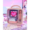 Mono nešiojamas garsiakalbis Divoom Ditoo-Mic Mini Pink