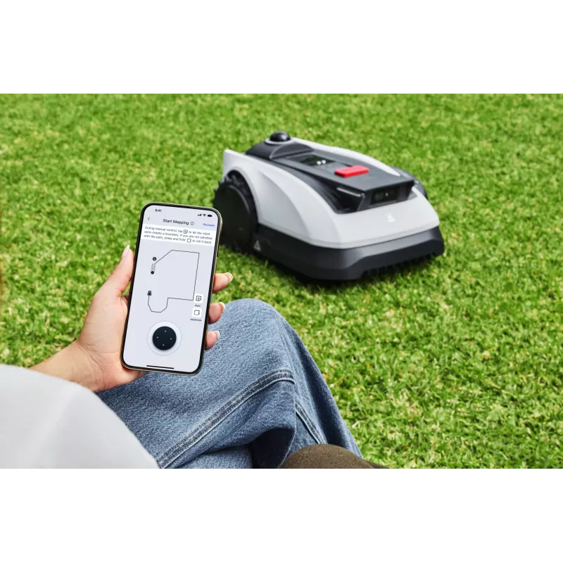 Ecovacs GOAT O1200 LiDAR PRO EU robotinė vejapjovė Baterija Juoda, Balta