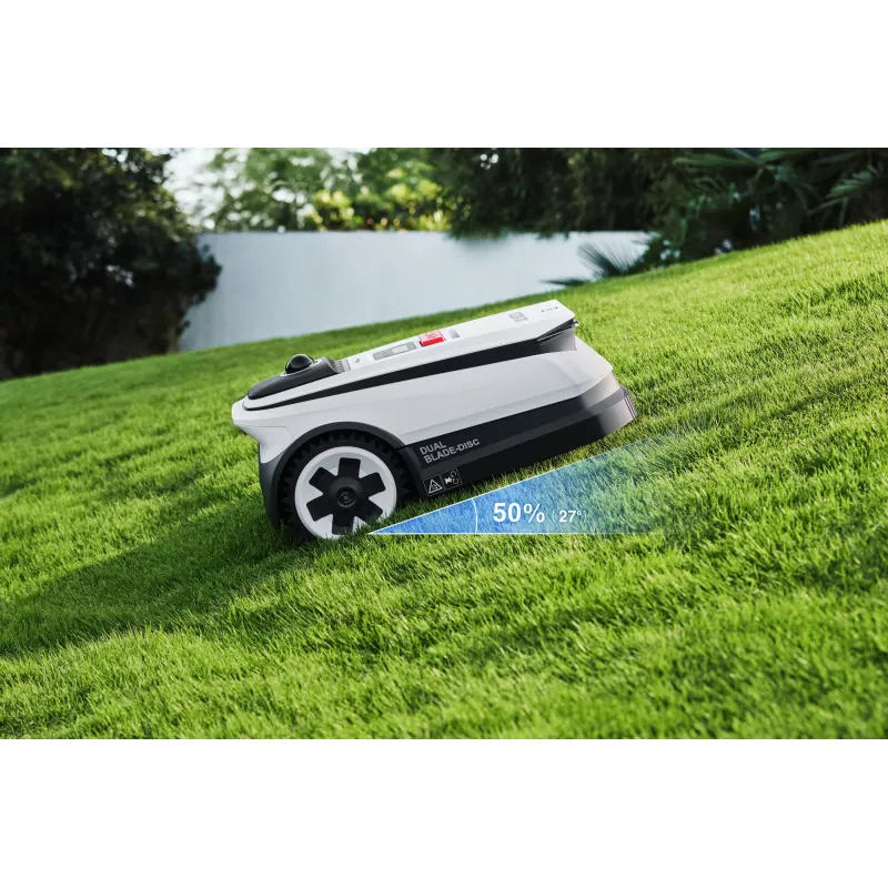 Ecovacs GOAT A1600 LiDAR PRO EU robotinis vejapjovė Baterija Juoda, Balta
