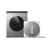 Langų valymo robotas Ecovacs WINBOT W3 OMNI, baterija 4500 mAh, 270×270×76 mm, sidabrinis/baltas