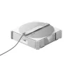 Langų valymo robotas Ecovacs WINBOT W3 OMNI, baterija 4500 mAh, 270×270×76 mm, sidabrinis/baltas