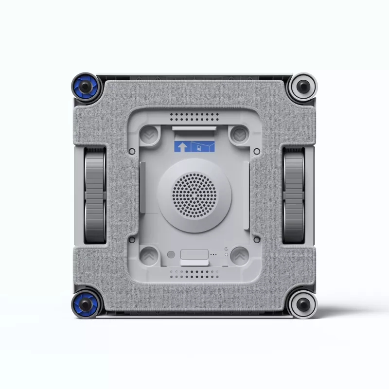 Langų valymo robotas Ecovacs WINBOT W3 OMNI, baterija 4500 mAh, 270×270×76 mm, sidabrinis/baltas